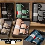 Bouteille 500ml à Double Couche en Acier,Thermos,Sous Vide