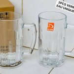 Ensemble 2 Verre lourd-d eau