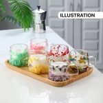 Lot de 6pcs Tasse double Paroi avec poignée