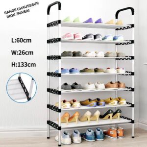 Range chaussure inox 7niveaux