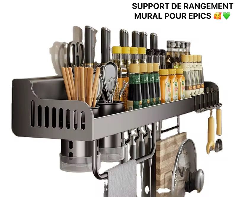 Support de rangement mural pour epice